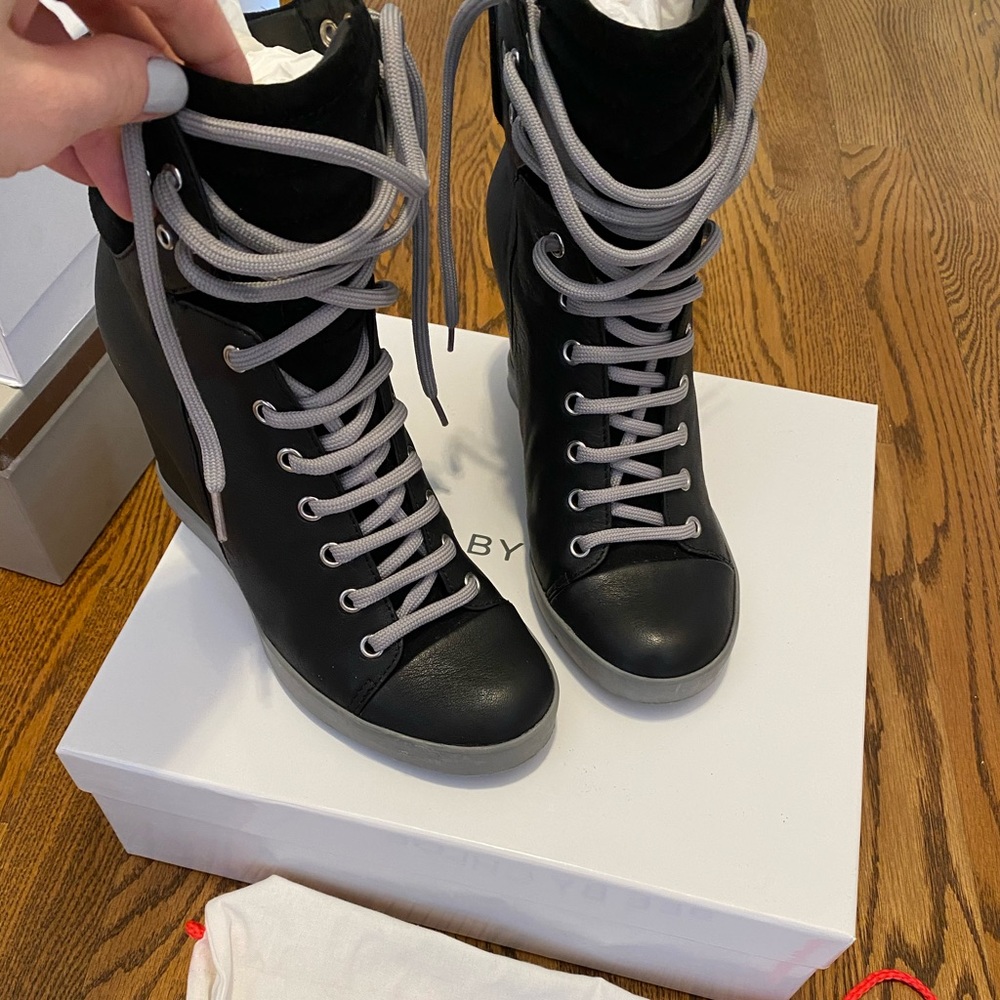 See by Chloe Lace up Wedge sneakers